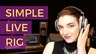 My SIMPLE LIVE Performance RIG | Studio 2 Go by Gator Cases Review