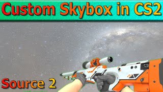 Custom Skybox Background in Counter Strike 2 maps, Source 2 env_sky, Hammer tutorial, CS2 guide.