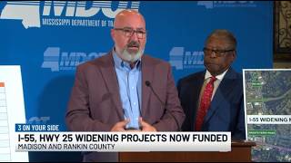 MDOT finds funding for I-55 and Highway 25 widening projects - WLBT - 5/14/26
