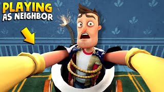 PLAYING AS THE NEIGHBOR AND I FOUND THIS… (Part 12) | Hello Neighbor Gameplay (Mods)