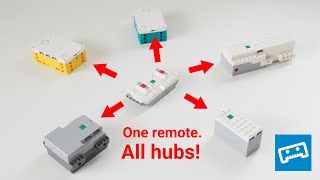 How to use the Powered Up Remote for LEGO Technic, City, BOOST, and MINDSTORMS!