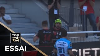 TOP 14 - Essai Charlie NGATAI 2 (LOU) - Lyon - Montpellier - J4 - Saison 2018/2019