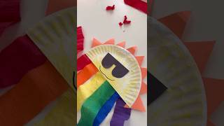 Sunny Rainbows Simple Summer Preschool Craft: Summer Craft Series | Color Recognition Practice