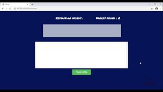 Simple Word Game using JavaScript