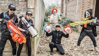 LTT Nerf Mod : 1 HOUR Couple Warriors Nerf War The Best Scene Nerf Guns Elite