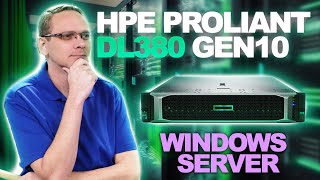 HPE ProLiant DL380 Gen10 Windows Server | How to Install Windows Server 2019 | Server OS Install