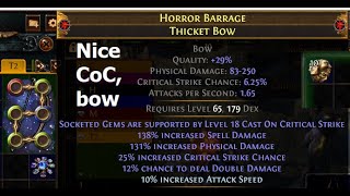 POE: 1 Minute Guide to Crafting a 10ex+ CoC Bow Using Essences (🟦difficult)