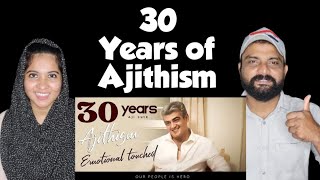 30 Years of Ajithism Reaction | Thala Emotional Helping I Ajith Mashup 2022| AjiCutz Mass| AK61