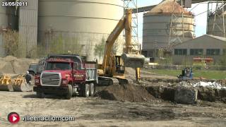 Nouvel aréna à la Baie, la construction débute