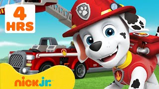 PAW Patrol | Marshalls BESTE reddingsacties met z'n brandweerwagen! | Nick Jr. Nederlands