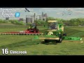 DOING A MASSIVE BALING CONTRACT - Farming Simulator 22 FS22 Elmcreek Ep 16