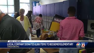 Bessemer Elementary educators ‘grateful’ for company’s donation of school supplies