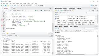 Work with the Census API in R