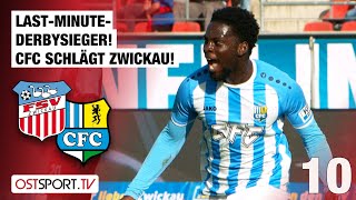 Last-Minute-Derbysieger! CFC schlägt Zwickau! FSV Zwickau - Chemnitz | Regionalliga Nordost