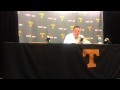 Tennessee coach Butch Jones on loss to Oklahoma