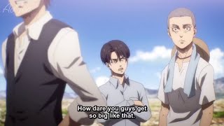Levi gets jealous of everybody’s height