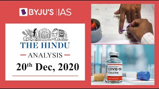 'The Hindu' Analysis for 20th December, 2020. (Current Affairs for UPSC/IAS)