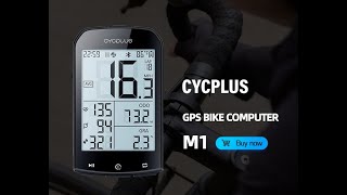 CYCPLUS M1 Bike Computer Wireless Odometer MTB Speedometer Cycling Cadence Heart Rate Sensor