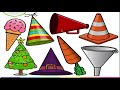 3d shapes cones