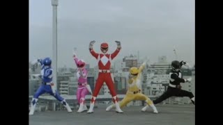 Kyoryu Sentai Zyuranger First Henshin And Roll Call