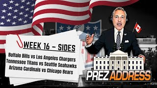 2023 NFL Week 16 Predictions | NFL Picks on Every Week 16 Game Part 1 | NFL Prezidential Address