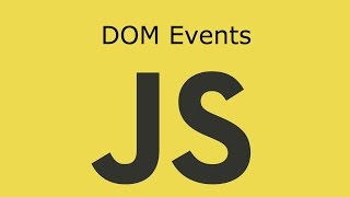 JavaScript Lesson 16 DOM Events