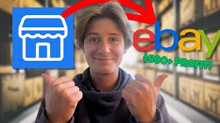 3 Facebook Marketplace to eBay Flips You Can Find TODAY ($500+ Profit Each)