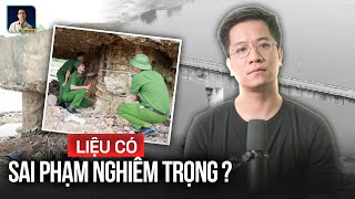 Trụ Cầu Sông Lô Hỏng Nặng, Cốt Thép Trơ Hết Ra Ngoài : Công An Đã Vào Cuộc, Đề Nghị Khởi Tố