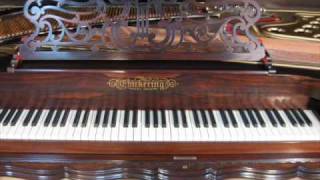 Antique Chickering Square Grand Piano Restored - for sale