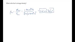 Fluids: Density. Level 1, Example 2