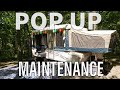 DON’T Go Camping Without Watching This First! | Maintenance for Pop Ups with a Goshen Lift System