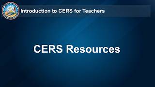 CERS Resources - Teachers