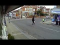 BLOCK of ICE Falls Down from the Sky in London