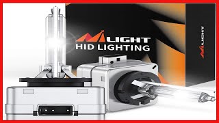 Nilight D3S HID Headlight Bulbs, Super Bright D3S HID Bulb 6000K Diamond White High Low Beam HID Xen