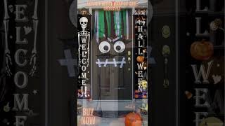 2pcs, Halloween Decorations Porch Banners #halloween #halloweenhaul #foryou #temuhaul #temu #buy