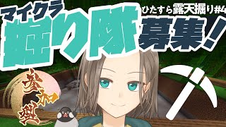 【 参加型 × Minecraft統合版 】整地好き集まれ！低音ボイスお姉さんと露天掘り# 4🦖🥬💚寝落ち・作業のお供にもどうぞ【 Vtuber 鳥名木ねねか 】