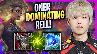 ONER DOMINATING WITH RELL! - T1 Oner Plays Rell JUNGLE vs Graves! | Season 2024