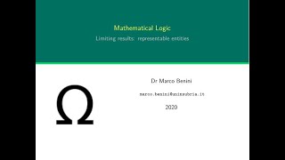 Mathematical Logic, part 7: representable entities