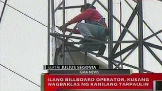 QRT: Ilang billboard operator, kusang nagbaklas ng kanilang tarpaulin