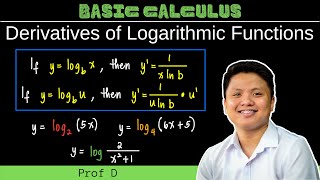 Derivatives of Logarithmic Functions | Formulas and Sample Problems | Basic Calculus