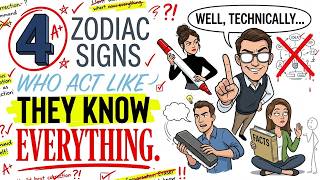 4 Zodiac Signs Who Act Like They Know Everything