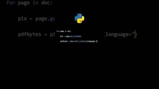 Extract Text from Scanned PDFs Using Python #ocr #learnpython #pdftools