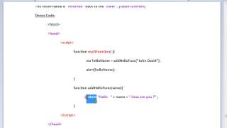 HOW TO RETURN A STRING IN JAVASCRIPT METHOD DEMO