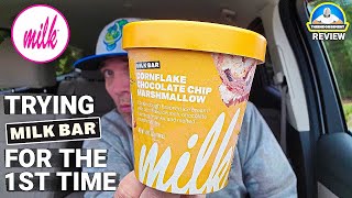 Milkbar® Cornflake Chocolate Chip Marshmallow Ice Cream Review! | 1st Time Trying | theendorsement