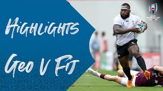 Highlights: Georgia 10-45 Fiji - Rugby World Cup 2019