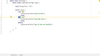 Java for Beginners - Module 5 Conditional statements - Switch