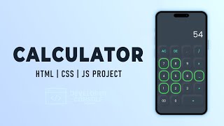 Build a Responsive Calculator Using HTML, CSS & JavaScript | Step-by-Step Tutorial for Beginners 💻