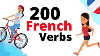 Learn French Verbs 🤸🏻‍♂‍ TOP 200 VERBS IN FRENCH 🏃‍♀‍Perfect French Lesson