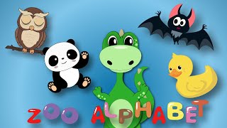 Zoo Alphabet - Little Dinosaur - Educational songs cartoons for kids toddlers