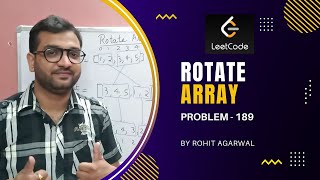 Rotate Array - Leetcode 189 | Python | Hindi